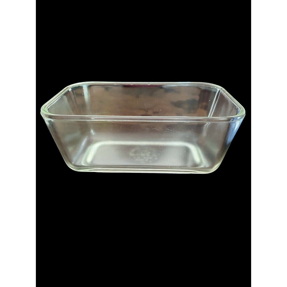 Vintage Pyrex Refrigerator Dish 502-B Clear Glass - BOWL ONLY